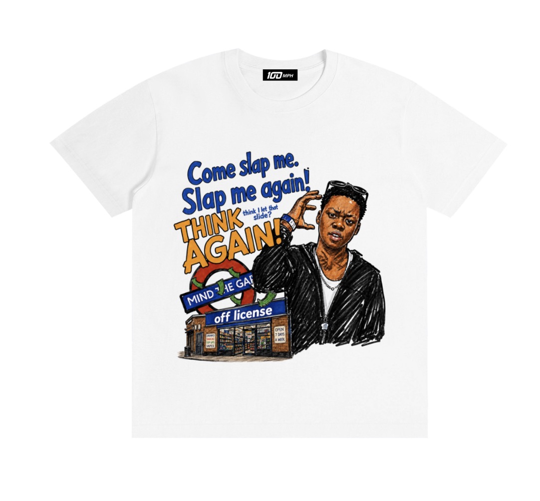 Come Slap Me Illustrated T-shirt — front